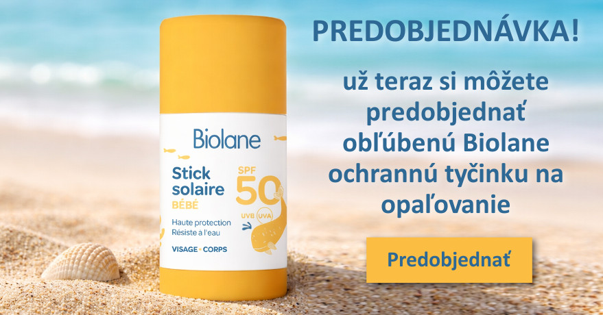 Predobjednávka - Biolane Ochranná tyčinka na opaľovanie SPF 50 pre deti a bábätká