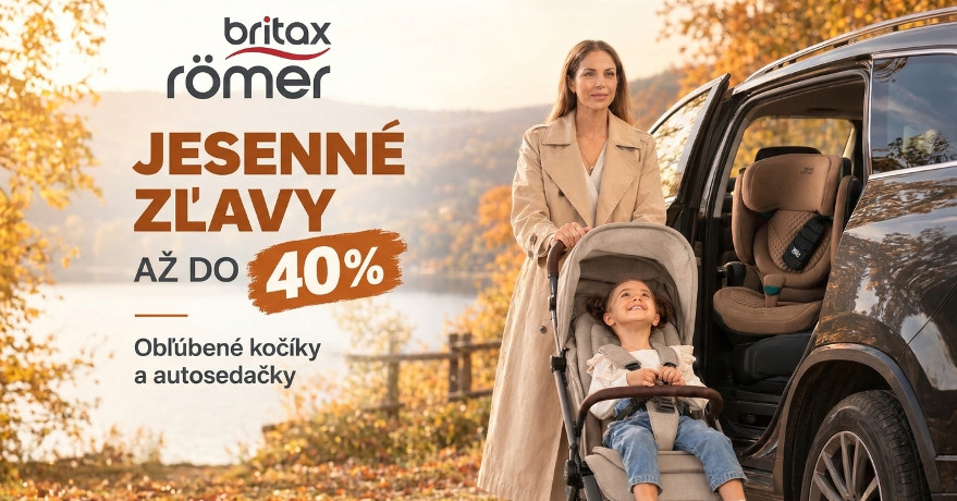 Jeseň prináša zľavy až do 40% na Britax Römer