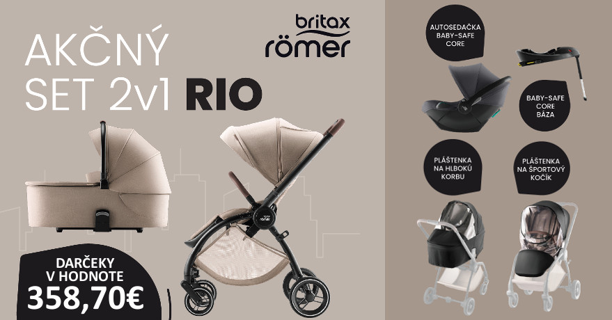 Britax Rio + DARČEKY ZDARMA