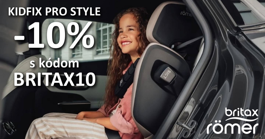 KIDFIX PRO STYLE -10% s kódom BRITAX10