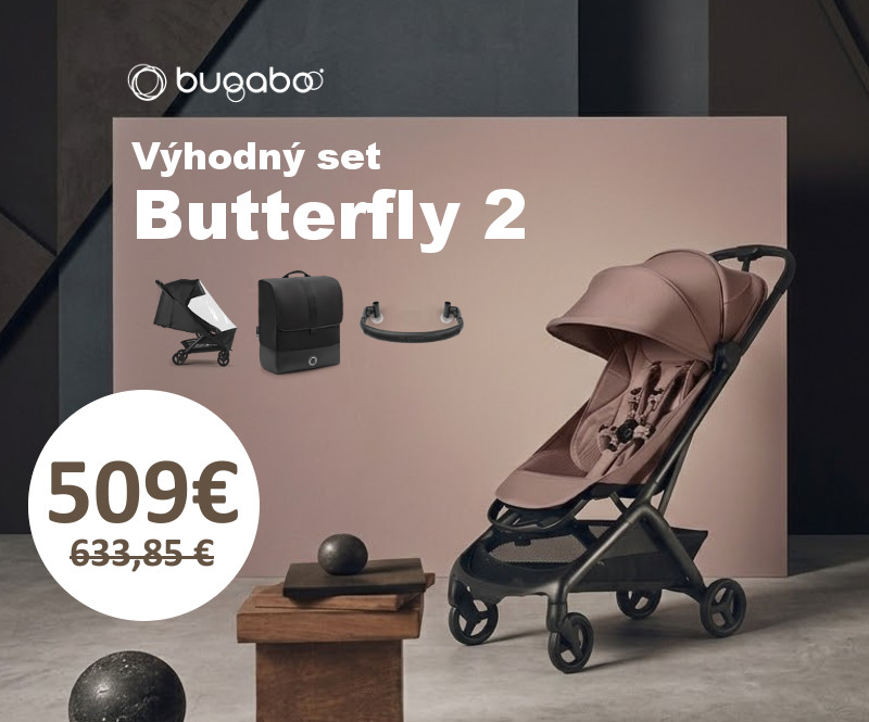 Bugaboo Butterfly 2 výhodne – len za 509 €