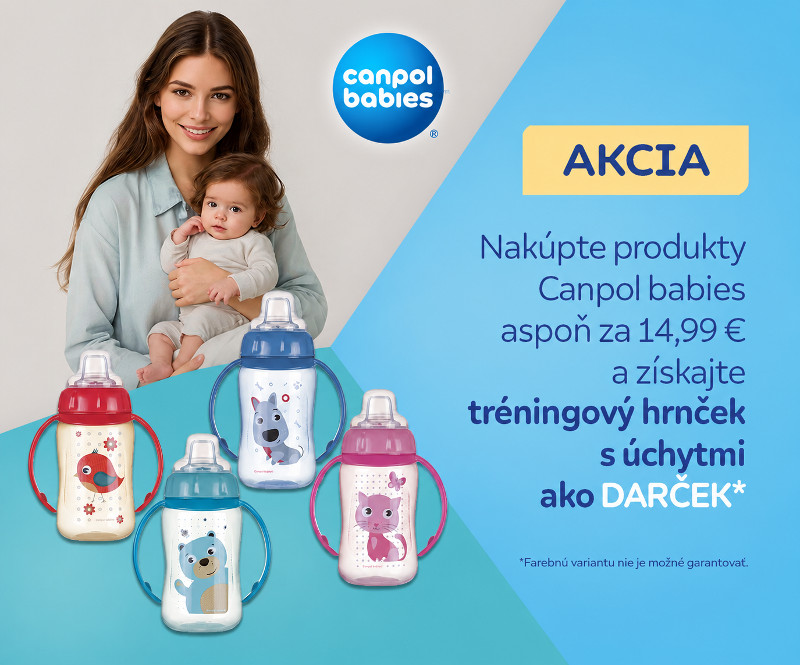 Nakúpte produkty Canpol Babies a získajte hrnček ZDARMA
