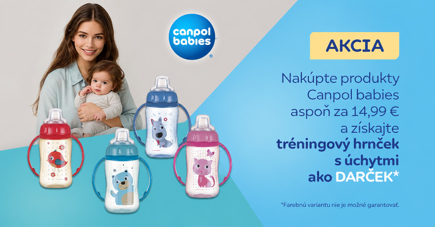 Nakúpte produkty Canpol Babies a získajte hrnček ZDARMA