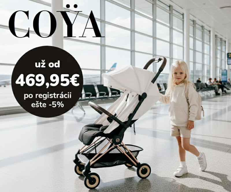 Elegantný, ľahký a pripravený na každé dobrodružstvo - Cybex Coya teraz už od 469,95 €