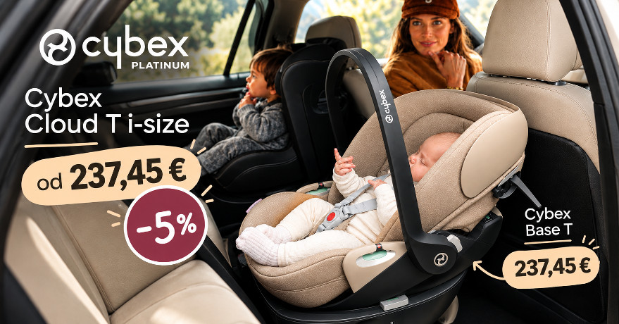 5% zľava na Cybex Cloud T i-size a Base T