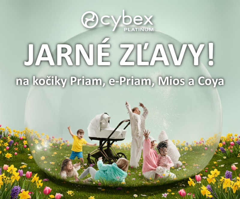 Jarné zľavy na kočíky Cybex Platinum
