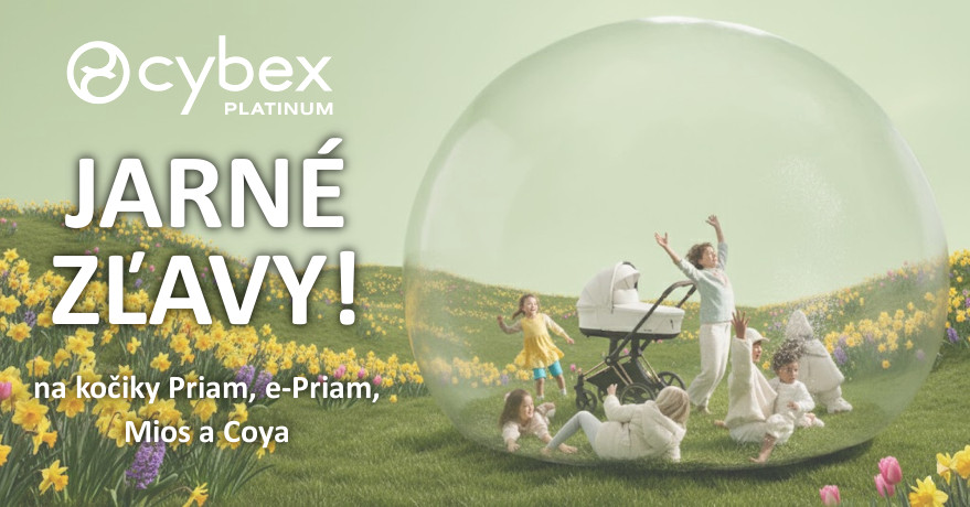 Jarná zľavy na kočíky Cybex Platinum