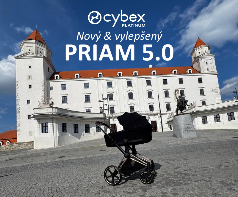 Nový a vylepšený Cybex Priam 5.0 Platinum