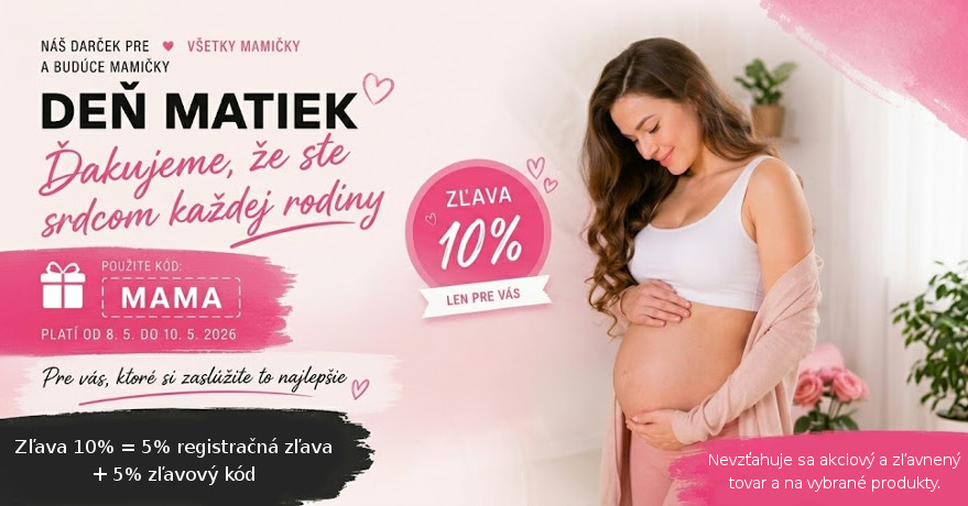 DEŇ MATIEK! - ZĽAVA 10% s kódom MAMA