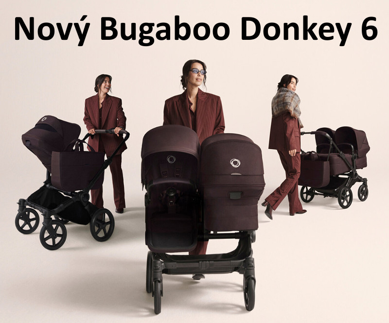 Nový Bugaboo Donkey 6 – rastie spolu s vašou rodinou