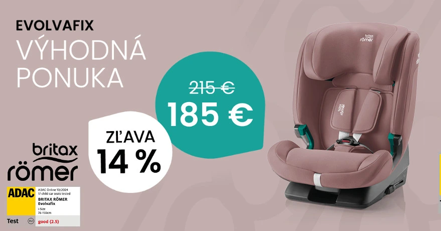 AKCIA - Britax Evolvafix - všetky farby