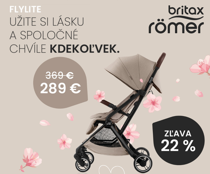 Užite si lásku a spoločné chvíle s Britax Flylite len za 289€