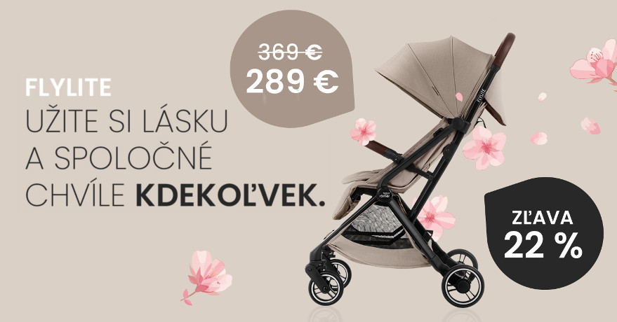 Užite si lásku a spoločné chvíle s Britax Flylite len za 289€