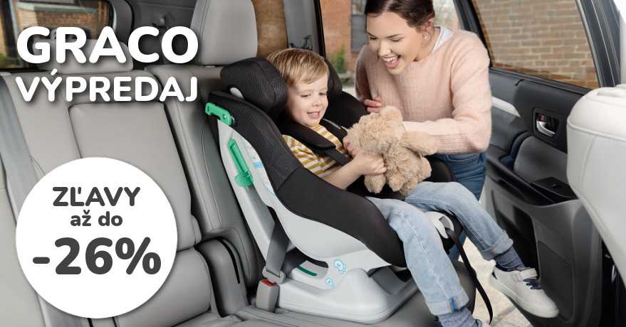 Veľký výpredaj Graco! Ušetrite až do 26%