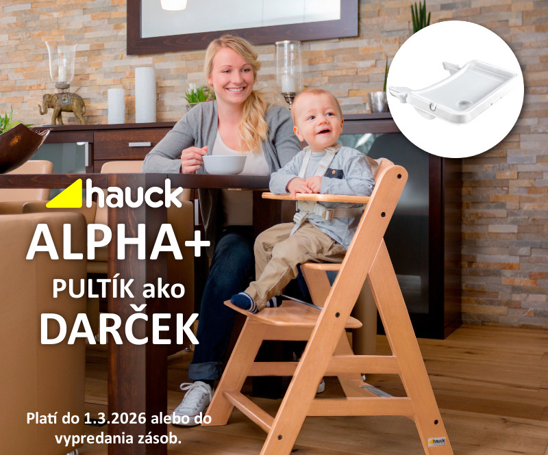 Hauck Alpha+ s pultíkom ZDARMA!