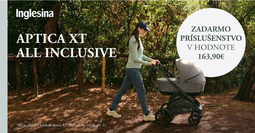 Inglesina Aptica XT DUO + darčeky v hodnote 163€ ZDARMA!
