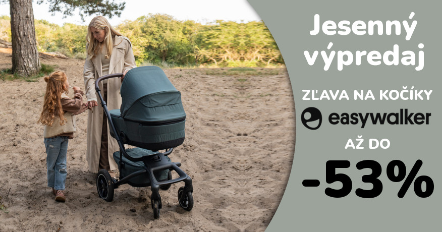 Zľava na Easywalker až do -53%