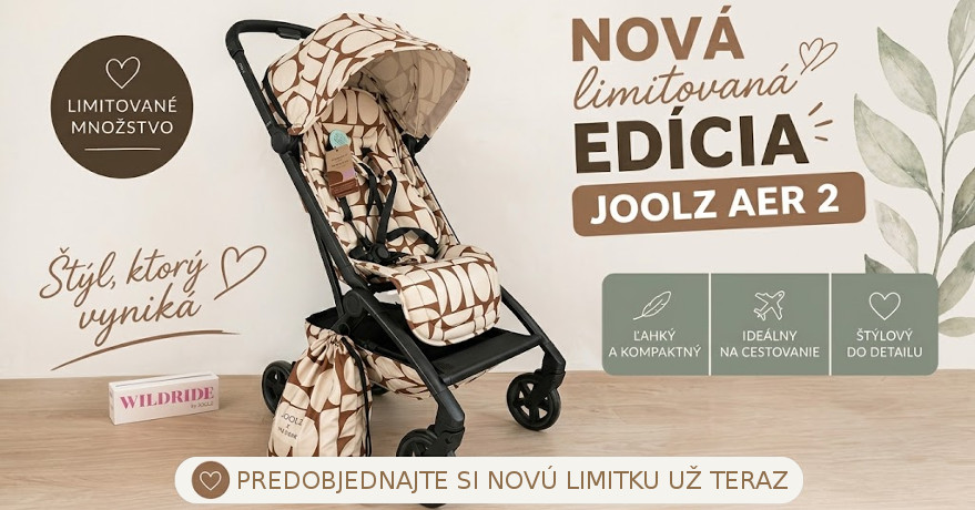Joolz Aer2 Limited Wildride Boho - predobjednajte si novú limitku už teraz
