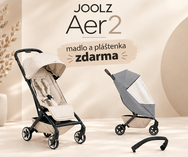 Joolz Aer2 + madlo a pláštenka ZDARMA