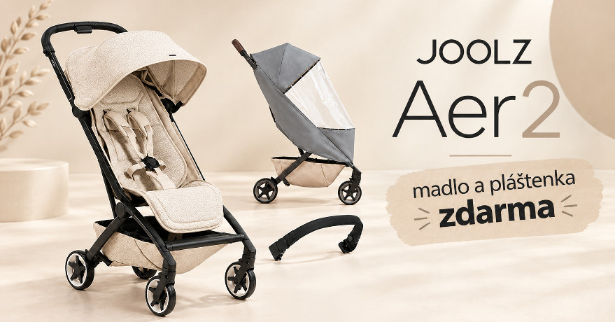 Joolz Aer2 + madlo a pláštenka ZDARMA
