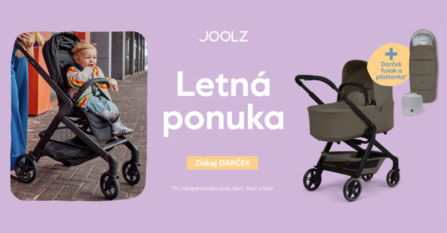 Fusak a pláštenka ZADARMO ku kočíkom JOOLZ