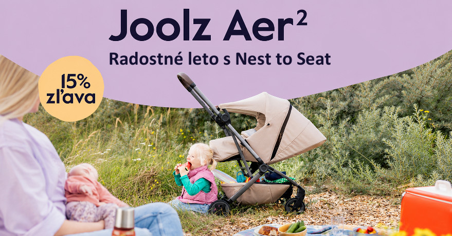 LETO S Joolz NEST TO SEAT – teraz so zľavou 15%