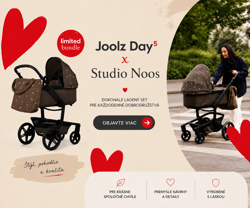 Jedinečná spolupráca - limitovaná edícia Joolz Day5 x Studio Noos