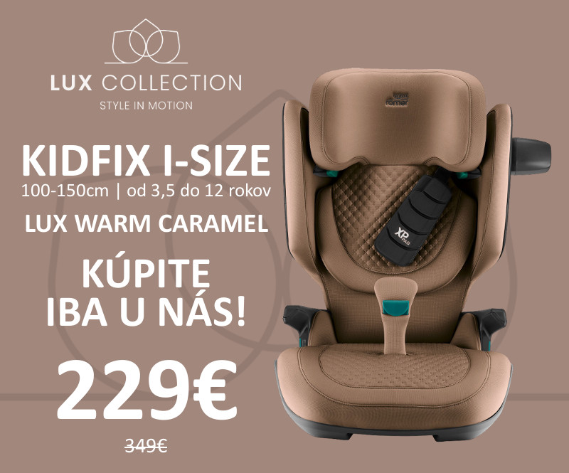 Britax Romer Kidfix i-size LUX warm caramel - kúpite jedine u nás!