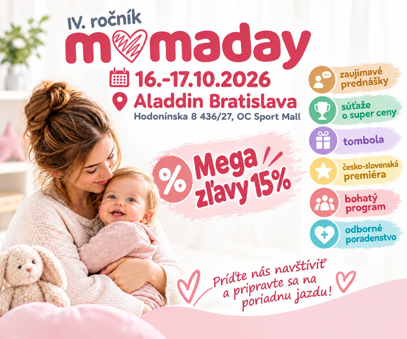 Mamaday 2026 – program, prednášky a mega zľavy - Aladdin.sk