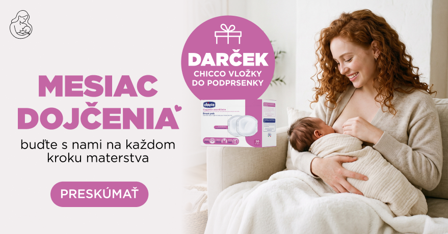 Mesiac dojčenia s darčekom ZDARMA