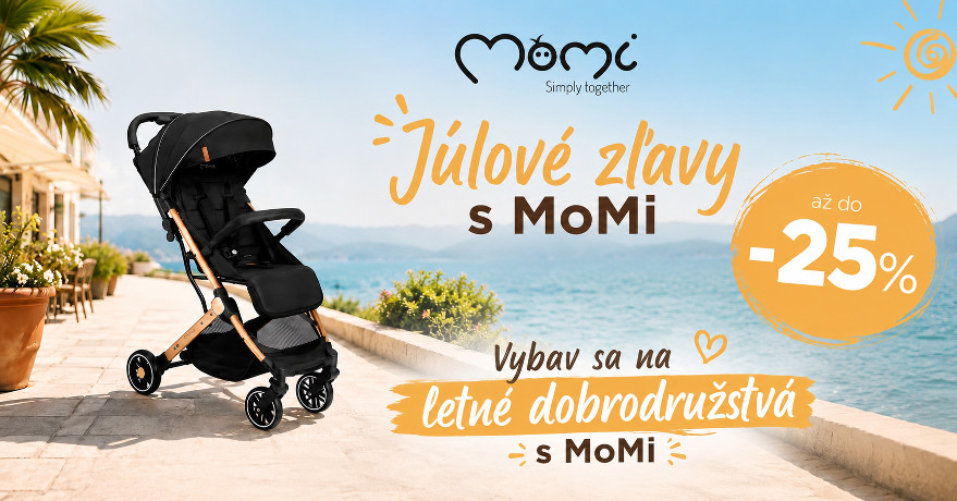 Ušetrite až 25% na vybrané produkty MoMi.