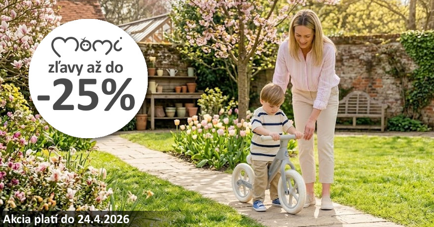 Až do 🌸 -25% 🌸 na produkty MoMi!