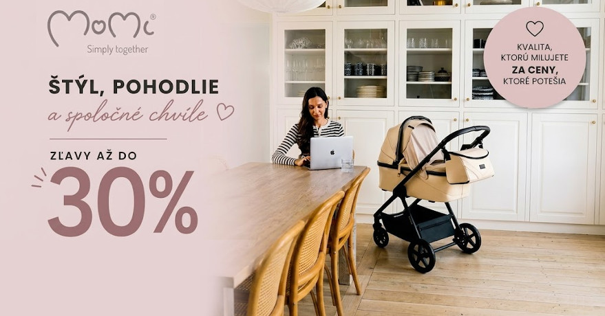 Jar prináša zľavy až do 💥30 %💥 na vybrané produkty značky MoMi!