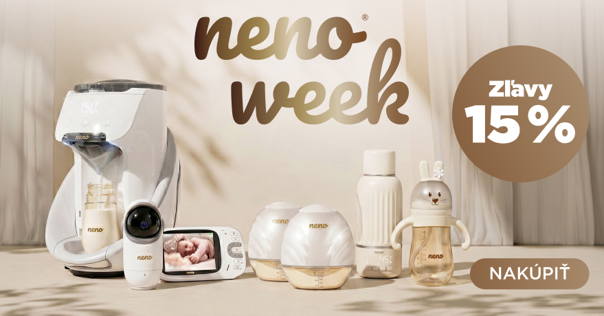 Neno Weeks – zľavy 15 % na dojčenské produkty značky Neno