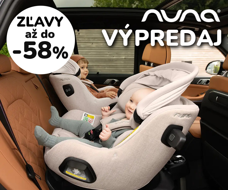 Výpredaj NUNA! Zľavy až do 58%