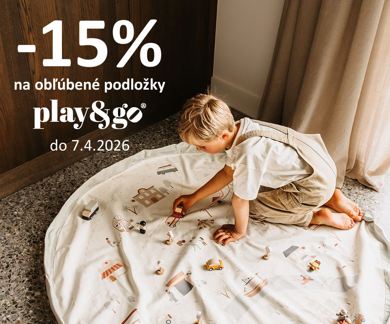 -15 % na obľúbené hracie podložky Play&Go!