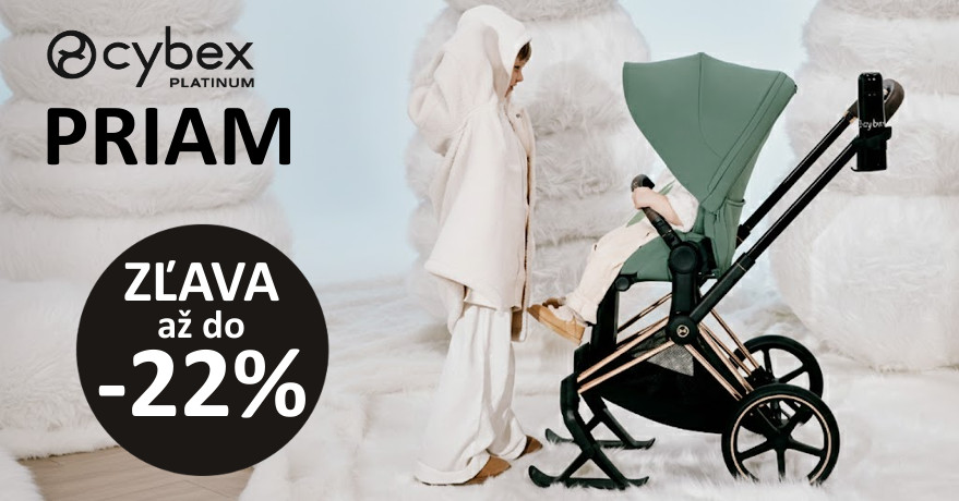 Mrazivo dobrá zľava na Cybex Priam aý do -22%