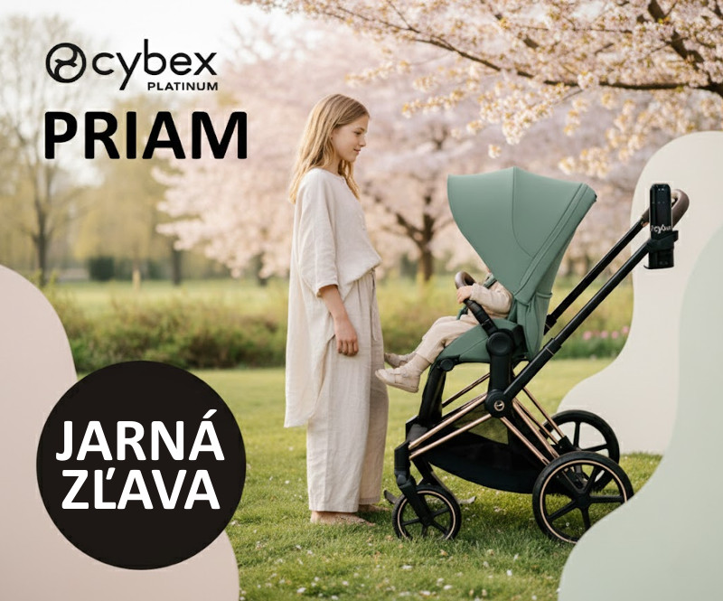 Zľavy, ktoré prebúdzajú jar – Cybex Priam až do -22 %