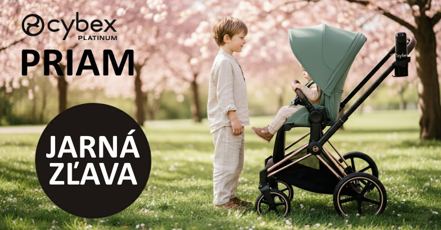 Zľavy, ktoré prebúdzajú jar – Cybex Priam až do -22 %