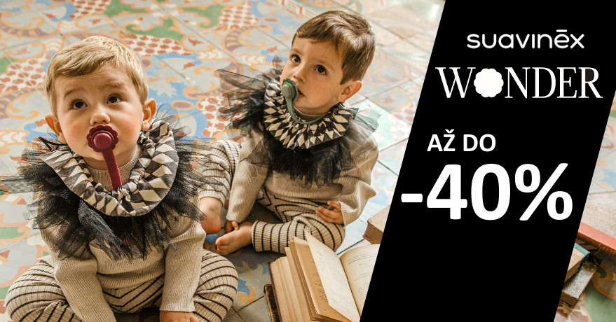 Zľava až do -40% na kolekciu Suavinex Wonder