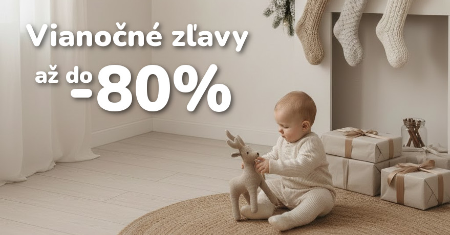 Vianočné zľavy až do 80%