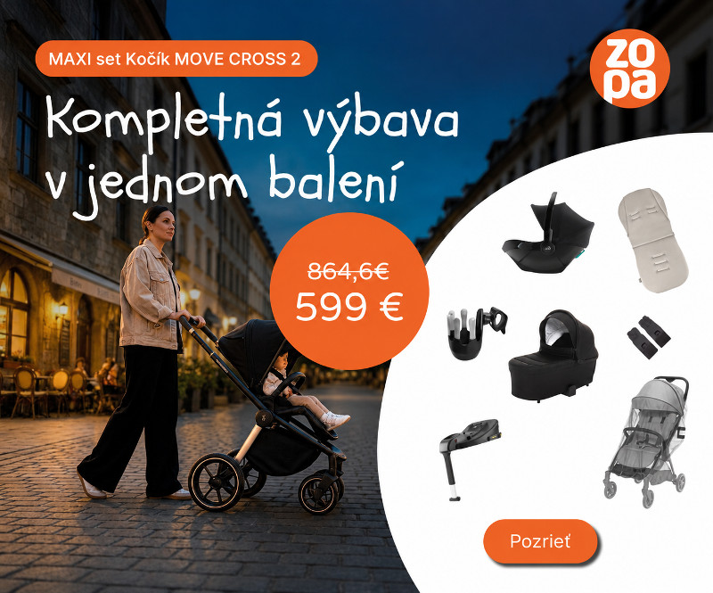 MOVE CROSS 2 MAXI set – Všetko pre bábätko v jednom balení