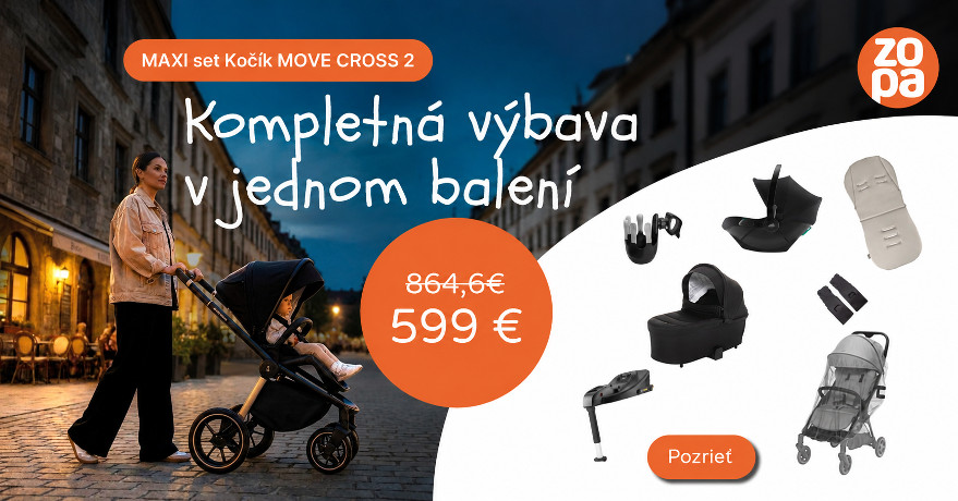 MOVE CROSS 2 MAXI set – Všetko pre bábätko v jednom balení