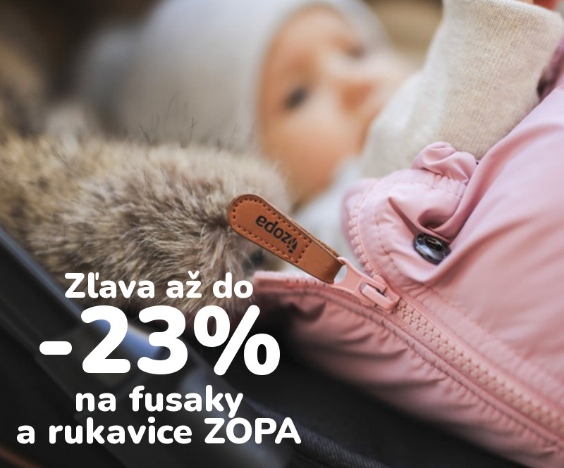 Zľava na fusaky a rukavice Zopa