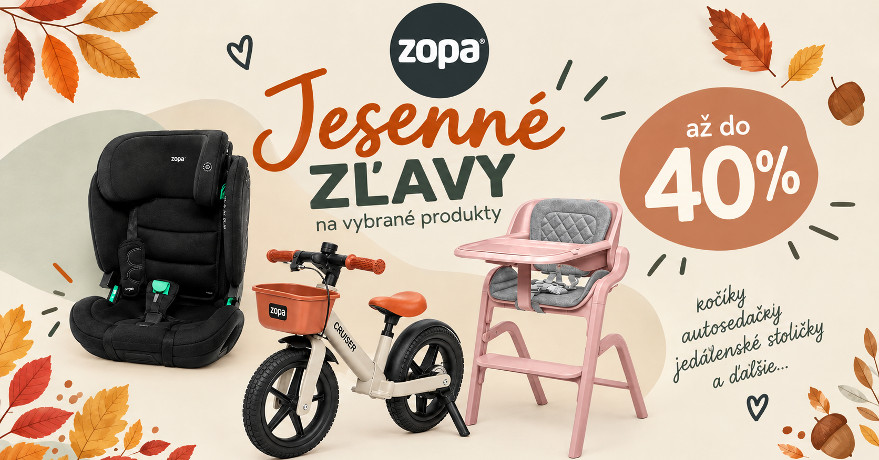 Jeseň v ZOPA prináša zľavy až do 40%