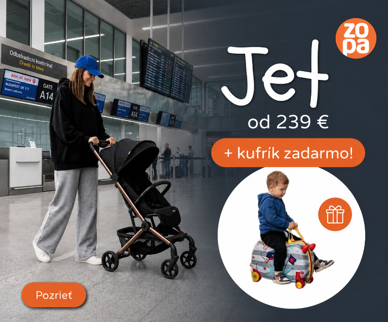 Športový kočík Zopa Jet + kufrík Pack&Ride ZADARMO