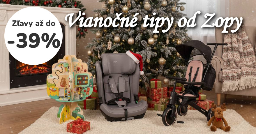 Vianočné tipy od Zopy sú tu - zľavy až do 39%