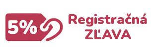 5 % registračná zľava – Ušetrite pri každom nákupe