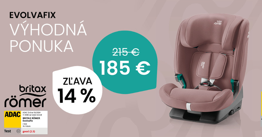 AKCIA - Britax Evolvafix - všetky farby