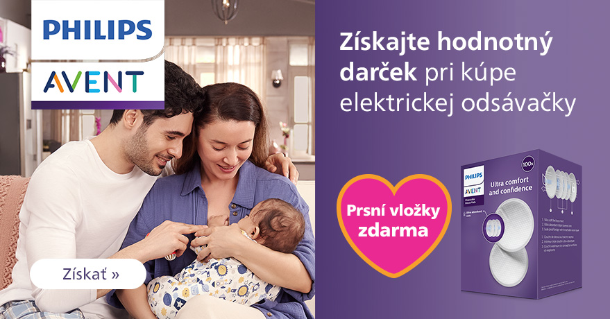 K elektrickým odsávačkám Philips Avent prsné vložky zadarmo